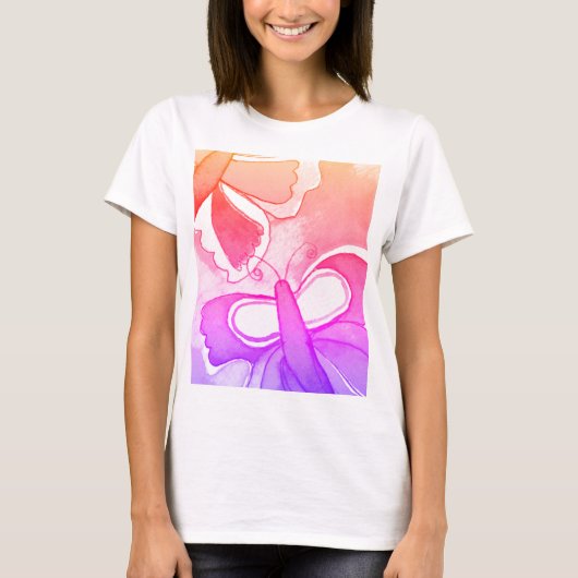 Schmetterlinge T-Shirt (Vorderseite)