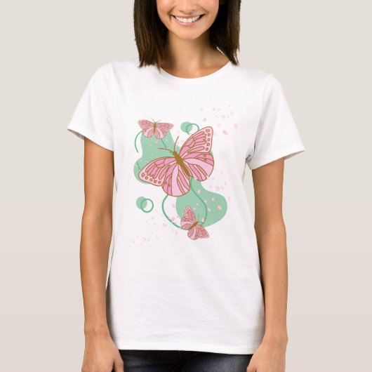 Schmetterlinge T-Shirt (Vorderseite)