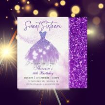 Schmetterlinge Tanz Glitzer Lila Kleid Süß 16