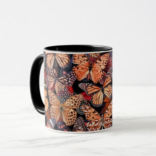 Schmetterlinge Tasse (Vorderseite Links)