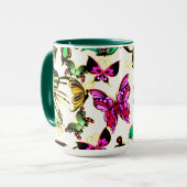 Schmetterlinge Tasse (Vorderseite Links)