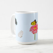 Schmetterlinge Tasse (Vorderseite Links)