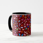 Schmetterlinge Tasse (Vorderseite Links)