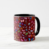 Schmetterlinge Tasse (VorderseiteRechts)