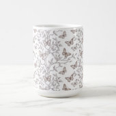 Schmetterlinge Tasse Botanisch (Mittel)