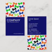 Schmetterlinge - Tiefe Marine Visitenkarte (Vorne/Hinten)