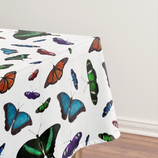Schmetterlinge Tischdecke (Farbe wählen) (Beispiel)