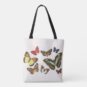 Schmetterlinge Tote Tag Tasche (Rückseite)