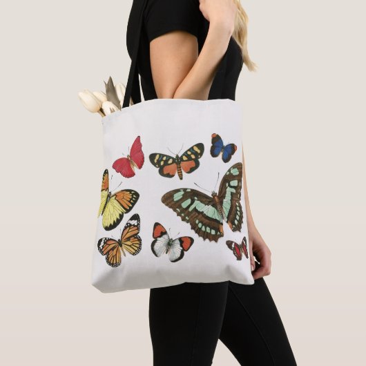 Schmetterlinge Tote Tag Tasche (Von Nahem)