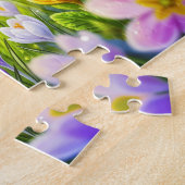 Schmetterlinge über blühender Frühlingswiese Puzzle (Seite)