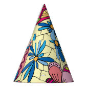 Schmetterlinge über Blume Wiesenansicht Partyhütchen (Links)
