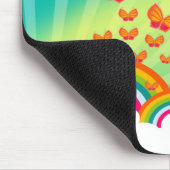 Schmetterlinge über den Regenbogen Mousepad TBA (Ecke)