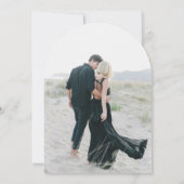 Schmetterlinge um die Einladung zur Hochzeit (Rückseite)