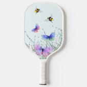 Schmetterlinge und Bienen-Flying-Pickleball-Paddel Pickleball Schläger (Rückseite)