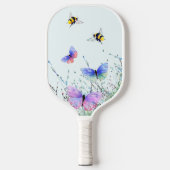 Schmetterlinge und Bienen-Flying-Pickleball-Paddel Pickleball Schläger (Vorderseite)