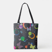 Schmetterlinge und Blasen Tasche (Rückseite)