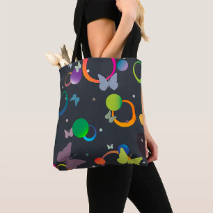 Schmetterlinge und Blasen Tasche