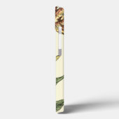 Schmetterlinge und Blätter mit schwarzem Rahmen Case-Mate iPhone Hülle (Rückseite / Links)