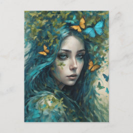 Schmetterlinge und Blues Reihe 3 Postkarte