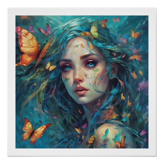 Schmetterlinge und Blues Reihe 6 Poster (Vorderseite)