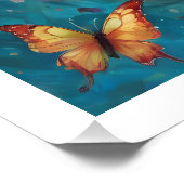 Schmetterlinge und Blues Reihe 6 Poster (Ecke)