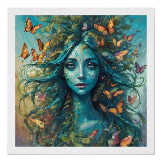 Schmetterlinge und Blues Reihe 9 Poster (Vorderseite)