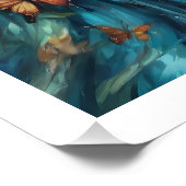 Schmetterlinge und Blues Serie 10 Poster (Ecke)