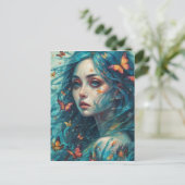 Schmetterlinge und Blues Serie 1 Postkarte (Stehend Vorderseite)