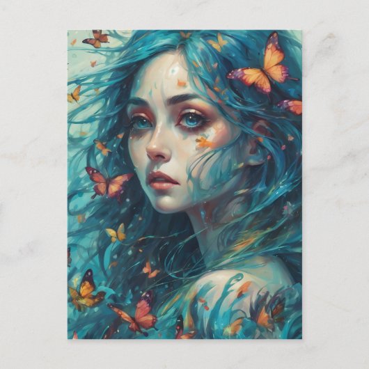 Schmetterlinge und Blues Serie 1 Postkarte (Vorderseite)