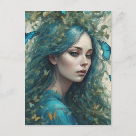 Schmetterlinge und Blues Serie 5 Postkarte (Vorderseite)