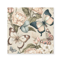 Schmetterlinge und Blume