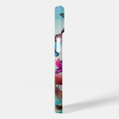 Schmetterlinge und Blume Case-Mate iPhone Hülle (Rückseite / Rechts)