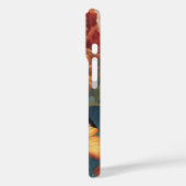 Schmetterlinge und Blume Case-Mate iPhone Hülle (Rückseite / Links)