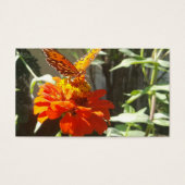 Schmetterlinge und Blume danke Ihnen Karte (Vorderseite)