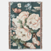 Schmetterlinge und Blume Decke (Vorderseite Vertikal)