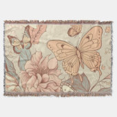 Schmetterlinge und Blume Decke (Vorderseite)