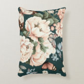 Schmetterlinge und Blume Dekokissen (Vorderseite(Vertikal))