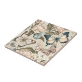 Schmetterlinge und Blume Fliese (Seite)