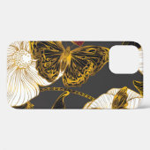 Schmetterlinge und Blume: Frühjahrsmuster Case-Mate iPhone Hülle (Rückseite (Horizontal))
