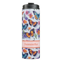 Schmetterlinge und Blume für Mädchen und Frauen