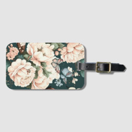 Schmetterlinge und Blume Gepäckanhänger