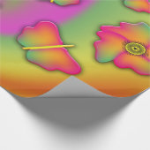 Schmetterlinge und Blume Geschenkpapier (Ecke)