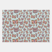 Schmetterlinge und Blume Geschenkpapier Set (Vorderseite 2)