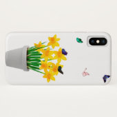 Schmetterlinge und Blume iPhone X Fall Case-Mate iPhone Hülle (Rückseite (Horizontal))