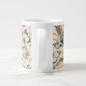 Schmetterlinge und Blume Jumbo-Tasse (Rückseite)