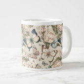 Schmetterlinge und Blume Jumbo-Tasse (Vorderseite Rechts)