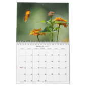 Schmetterlinge und Blume Kalender (Mär 2027)
