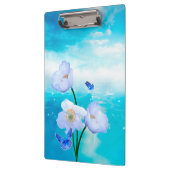 Schmetterlinge und Blume Klemmbrett (Links)