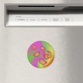 Schmetterlinge und Blume Magnet (In Situ (Geschirrspüler))