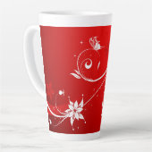 Schmetterlinge und Blume Milchtasse (Linke Ecke)